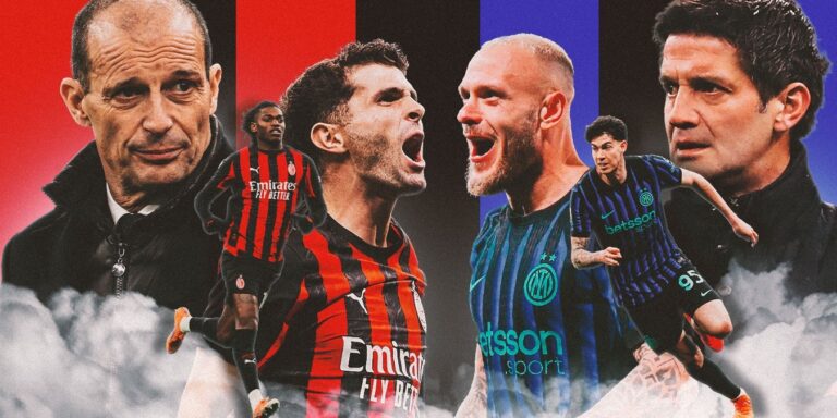 Zbulohen formacionet zyrtare të derbit Milan-Inter, ja zgjedhjet nga Allegri dhe Chivu