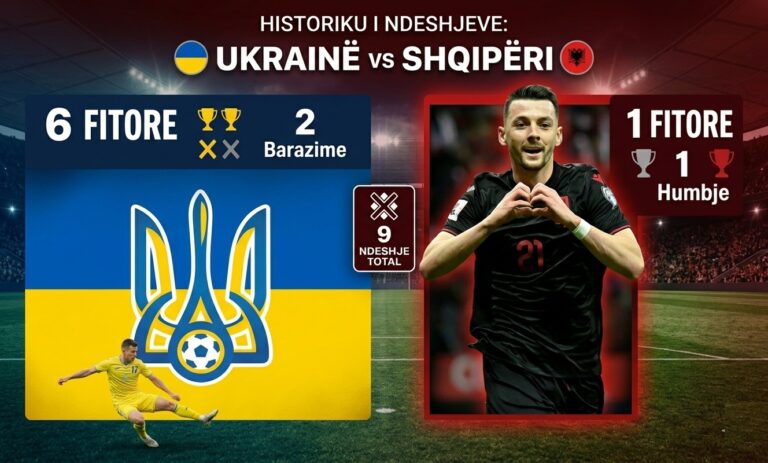 Historia/ Shqipëria ka fituar vetëm 1 herë ndaj Ukrainës në 9 sfida