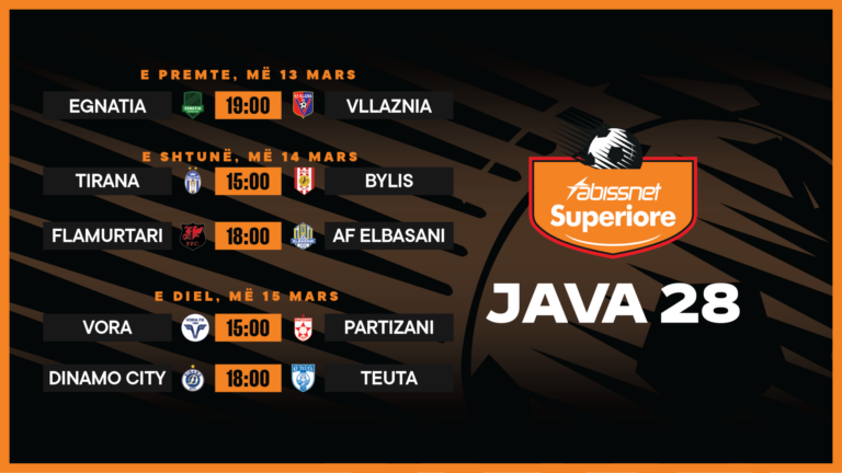 “Abissnet Superiore”/ Java e 28-të nis me superduelin Egnatia-Vllaznia