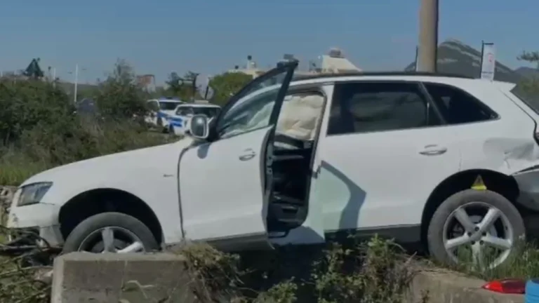 Aksident i rëndë në Lezhë–Milot, përplasje frontale dhe një i lënduar transportohet në spital