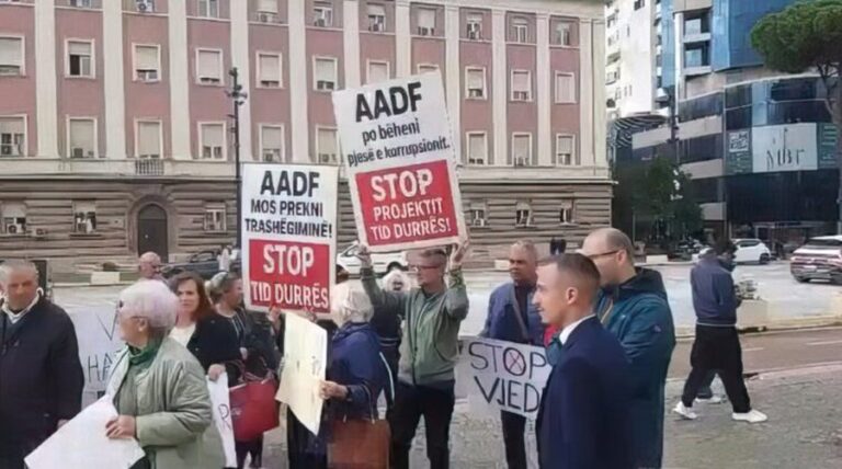 Banorët protestë kundër projektit TID në Durrës: Duam transparencë dhe mbrojtje të pronës