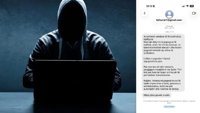 ”Ke marrë gjobë”, skema e mashtrimit me SMS dhe e-maile false