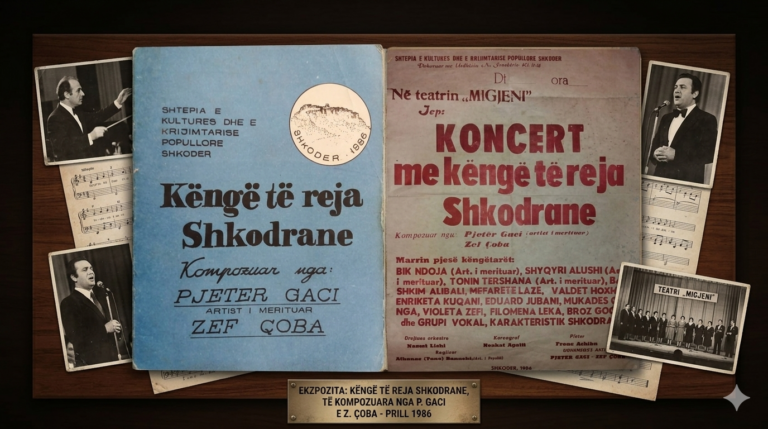 Shkodra e 40 viteve më parë, kur kënga shkruante histori përmes virtuozitetit të mjeshtërve Pjetër Gaci dhe Zef Çoba