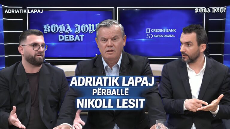 Adriatik Lapaj te emisioni KOHA JONE-DEBAT: Ose Florian Binaj kandidat për Tiranën ose nuk kemi punë me PD!