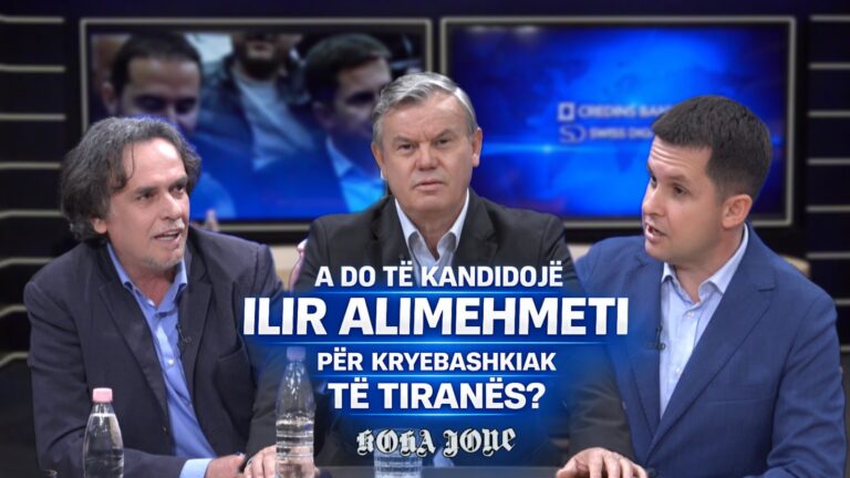 Ilir Alimehmeti përballë Nikoll Lesi në KOHA JONE-DEBAT