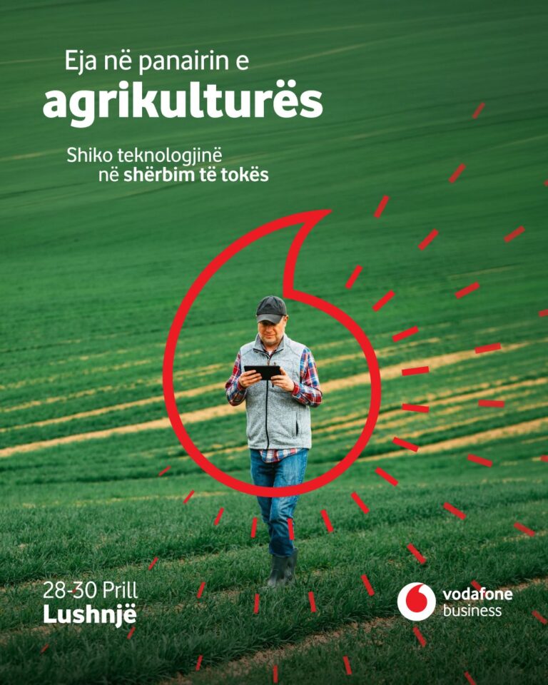 Vodafone Albania prezanton zgjidhje teknologjike në ndihmë të bujqësisë