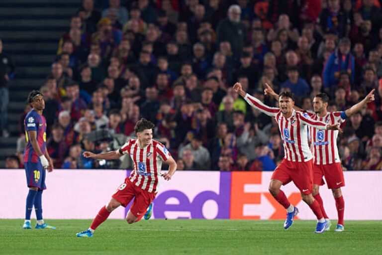 Atletico Madrid shtang Barcelonën në Camp Nou, më pranë gjysmëfinales (VIDEO)