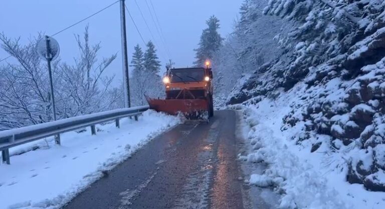 Reshje dëbore në juglindje dhe veri, ARRSH apel drejtuesve për kujdes në akset malore