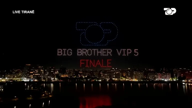 Nis finalja e madhe e Big Brother VIP 5, spektakël me 500 dronë në Tiranë