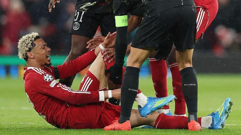 Dëmtim i rëndë për yllin e Liverpoolit gjatë sfidës kundër PSG