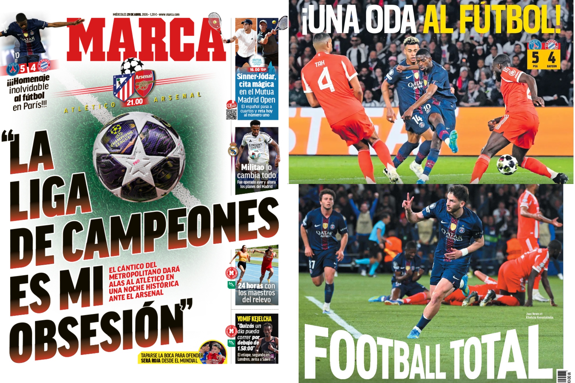 Admirim dhe shqetësim  si e pritën në Angli dhe Spanjë spektaklin e duelit PSG Bayern