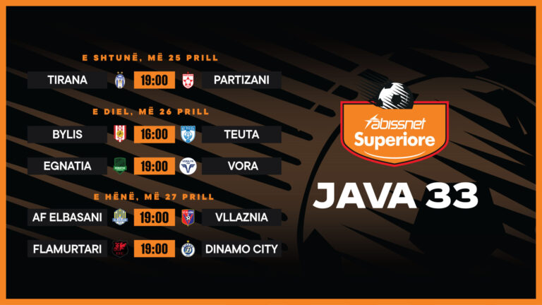 Abissnet Superiore/ Java e 33-të hapet me derbin Tirana-Partizani, përballje vendimtare