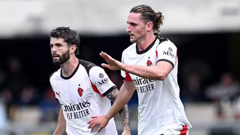 Milani fiton me vuajtje ndaj Veronës, vendos një gol i Rabiot