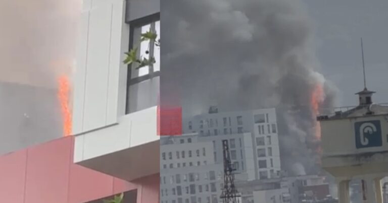 Reagon “Arlis Ndërtim” pas djegies së pallatit: Do të rindërtojmë plotësisht apartamentet e dëmtuara