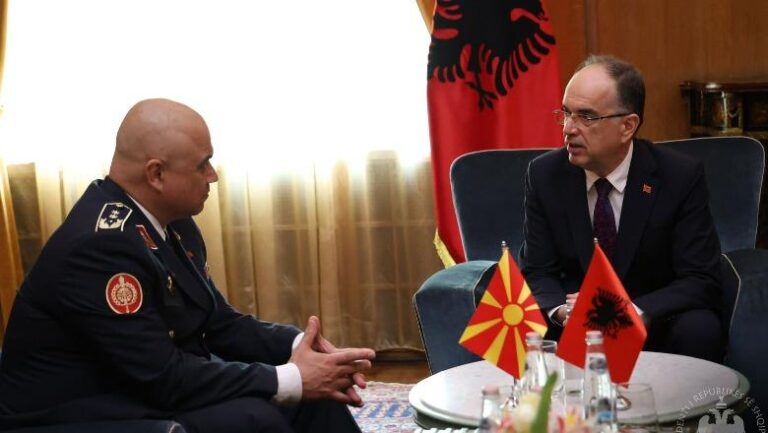 Presidenti Begaj takim me Shefin e Shtabit të Përgjithshëm të Maqedonisë së Veriut: Në fokus mbrojtja dhe bashkëpunimi