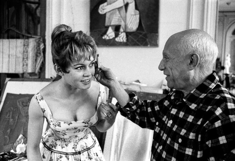 Brigitte Bardo, një ikonë e bukurisë përballë Pablo Picasso një titani të artit bashkëkohor
