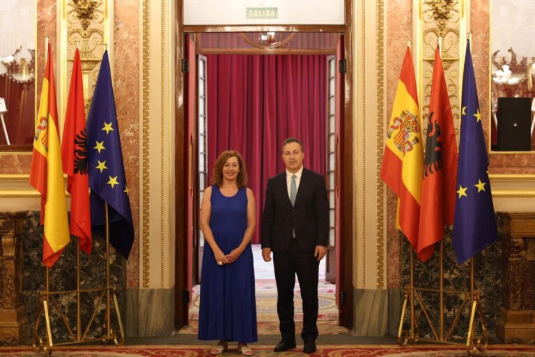 Kryeparlamentari Peleshi në Madrid: Spanja, mbështetje për integrimin e Shqipërisë në BE
