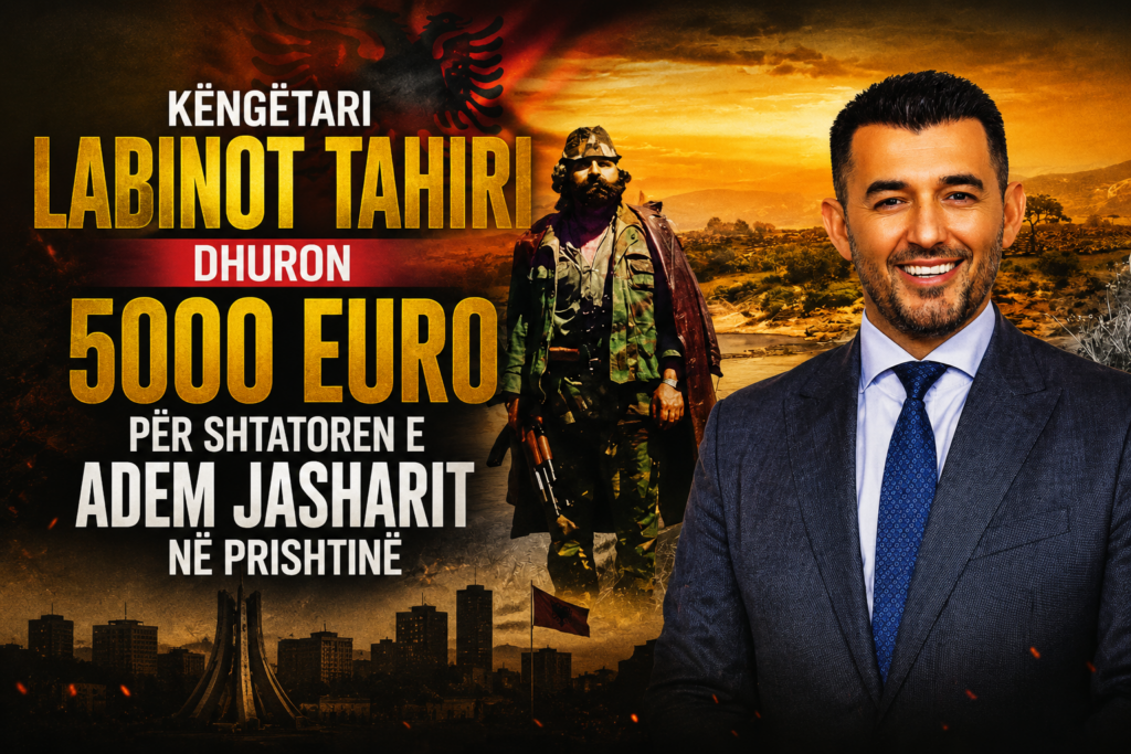 Për heroin që jeton përjetë, Labinot Tahiri dhuron 5000 euro për shtatoren e Adem Jasharit në Prishtinë