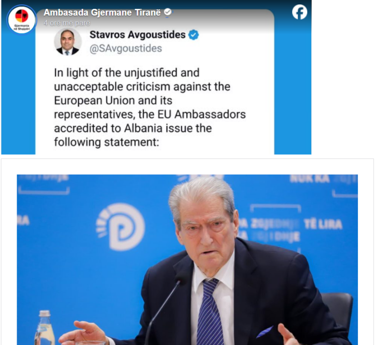 Komisioni Europian reagon ndaj Berishës: Sulmet ndaj ambasadorit Gonzato të papranueshme