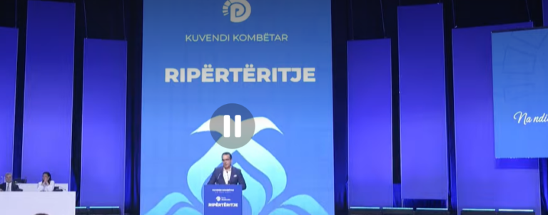 Artan Hoxha në Kuvendin e PD: Kemi liderin, është Sali Berisha; tani duhet të ripërtërihemi për fitoret e ardhshme
