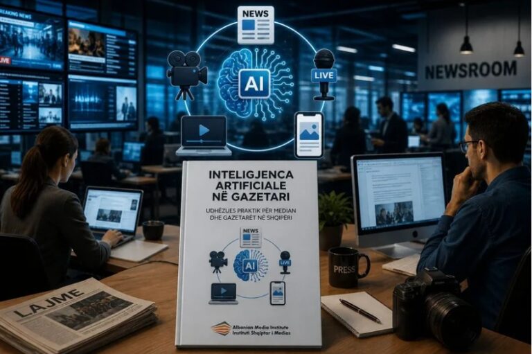 Instituti Shqiptar i Medias boton manualin për përdorimin e Inteligjencës Artificiale në redaksitë shqiptare
