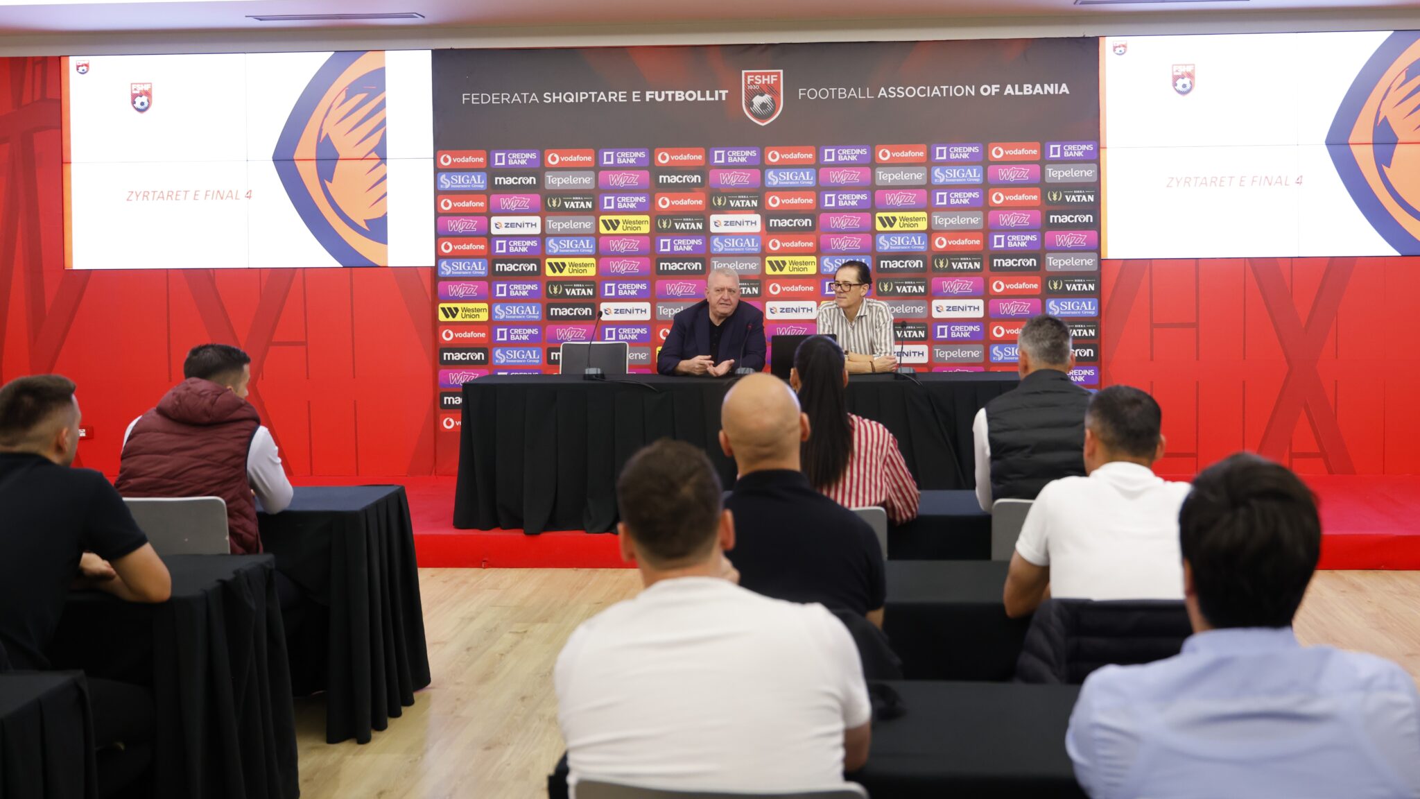 Final Four  Takim me arbitrat në  Shtëpinë e Futbollit   Duka vlerëson rëndësinë e fazës finale