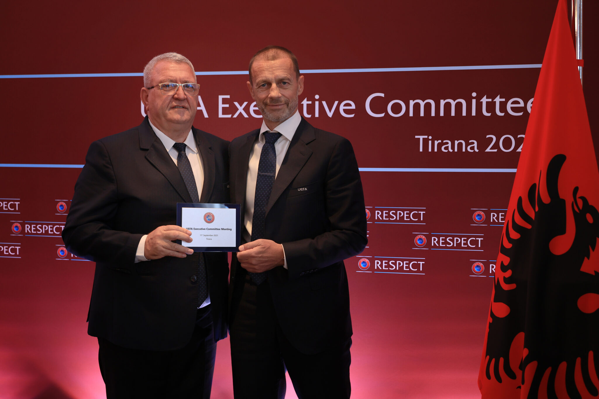 FSHF mbështet Aleksander Čeferin në garën për Presidencën e UEFA s