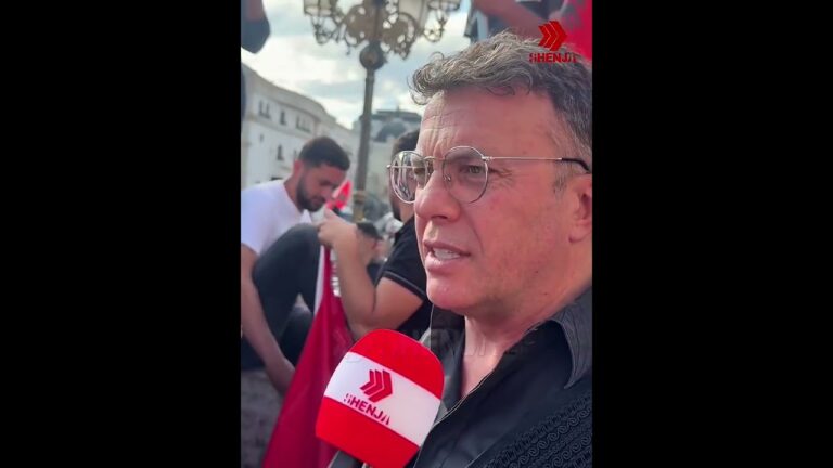 U pa në protestën e studentëve në Shkup, Laert Vasili: Do ta kem të vështirë kthimin