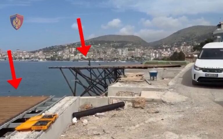 Ndërtimi i paligjshëm në plazh, arrestohen 8 persona