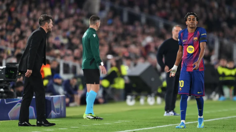 “O Zot i madh …”, Simeone reagon për herë të parë pasi Barcelona fitoi titullin në La Liga