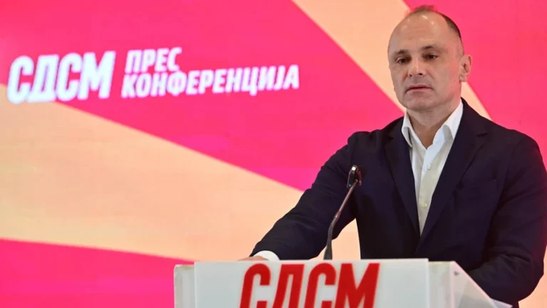 Kryetari i LSDM-së, Venko Filipçe: Mickoski gënjen, gjuha maqedonase është e pranuar nga Bashkimi Evropian