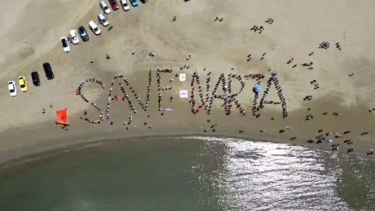 ”Save Narta”, qytetarët me protestë simbolike në Zvërnec: I japim zë flamingove, të anulohet projekti
