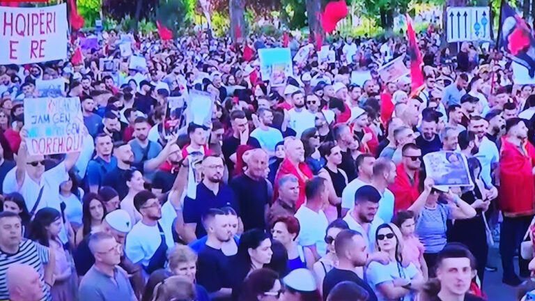 Nga Lubonja te diaspora dhe turistët, dita e tetë e protestës solli zëra të ndryshëm në të njëjtin shesh