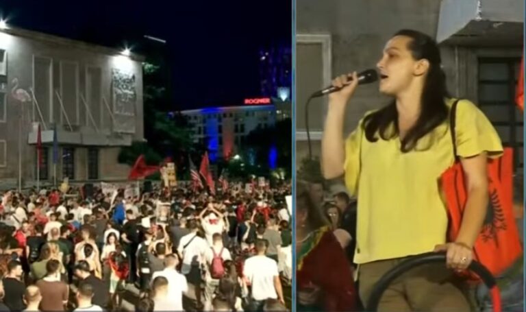 Aktivistja Luçiana Kokaj: Askush s’ka të drejtë të dalë si përfaqësues i kësaj proteste