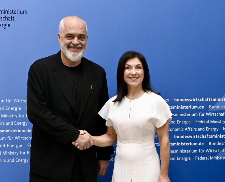 Rama takon ministren gjermane Katherina Reiche, në fokus forcimi i partneritetit ekonomik