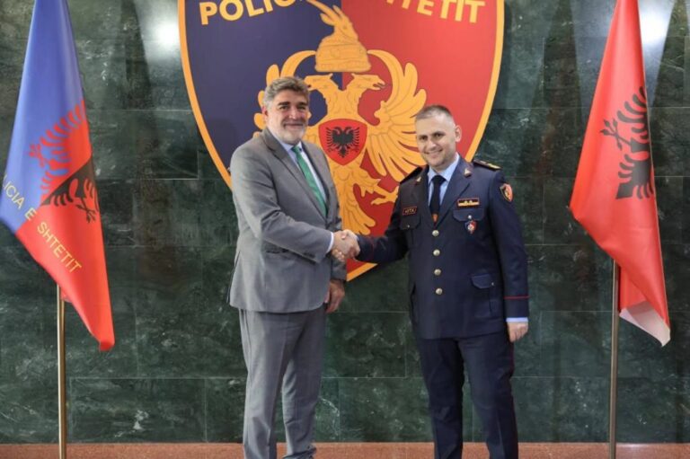 Drejtori Hita pret ambasadorin Ventura, intensifikim i bashkëpunimit me Spanjën në luftën kundër krimit ndërkombëtar