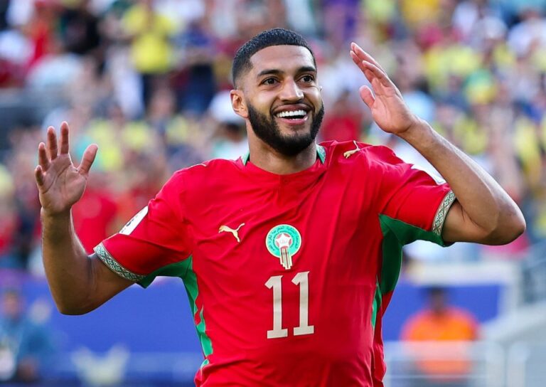 Maroku trondit Brazilin, Saibari shënon supergol