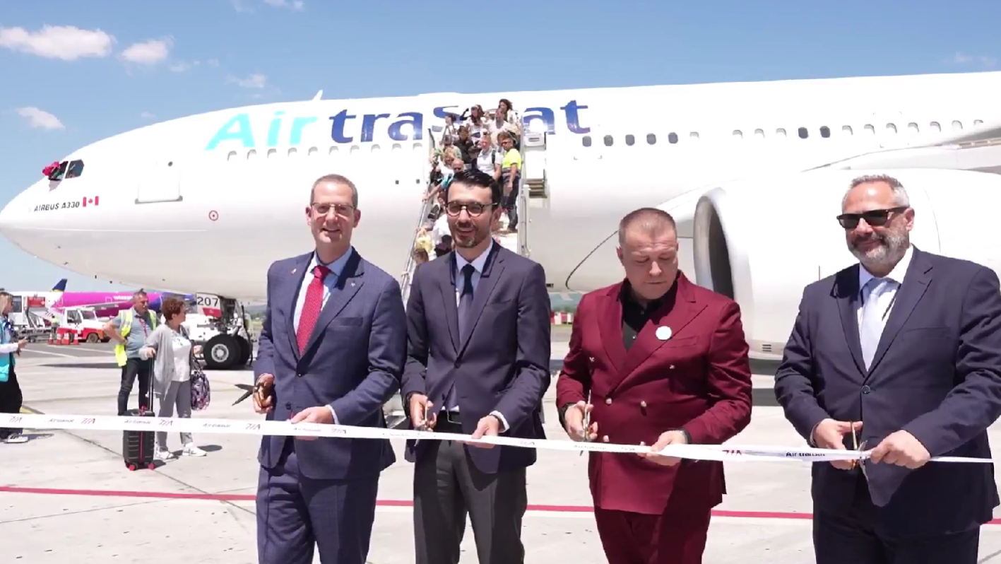 VIDEO  Fluturimi i parë direkt Tiranë Toronto  Rama në Rinas  Forcohen lidhjet ekonomike  turistike dhe kulturore me Kanadanë