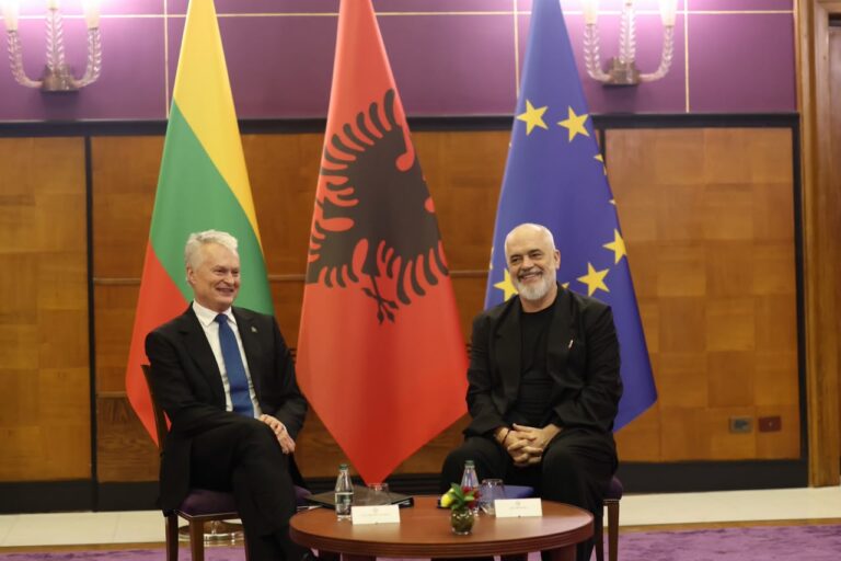 Kryeministri, Rama pret Presidentin e Lituanisë: Theksi te zgjerimi i BE-së