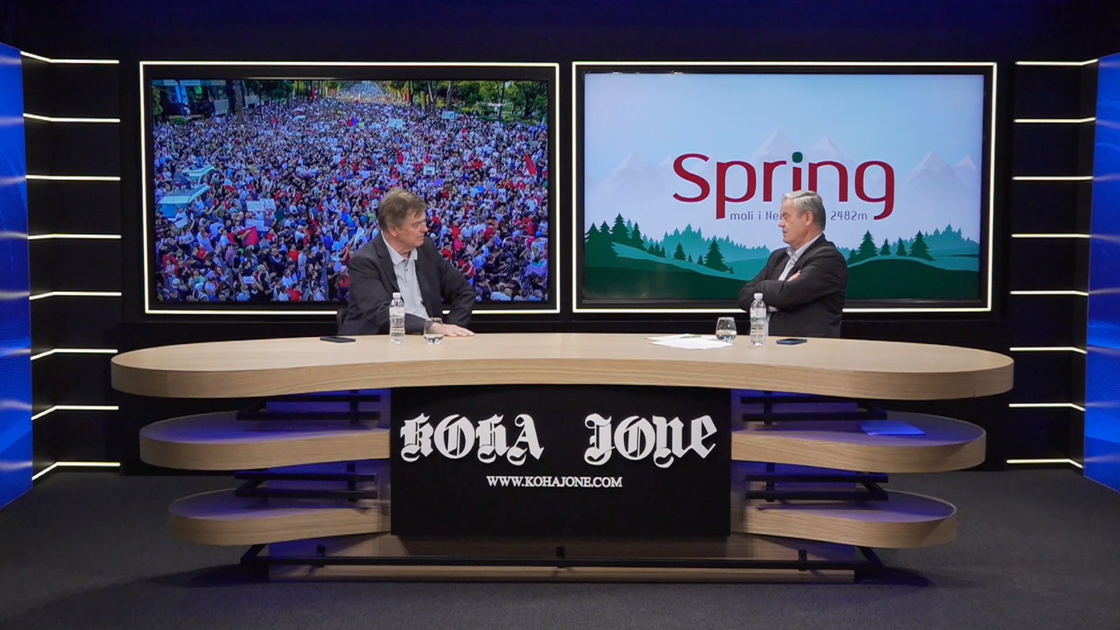 Bamir Topi mbështet protestën  sulmon Berishën dhe Ramën  KOHA JONË DEBAT
