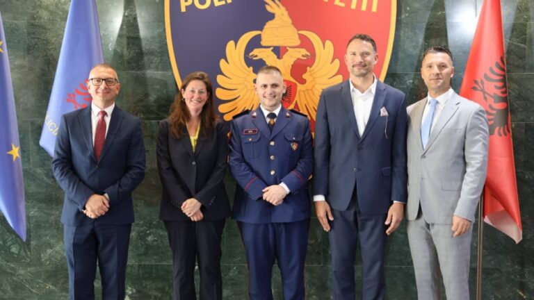 Drejtori i Policisë, Skënder Hita vlerëson dy diplomatë amerikanë për kontributin në forcimin e bashkëpunimit Shqipëri-SHBA