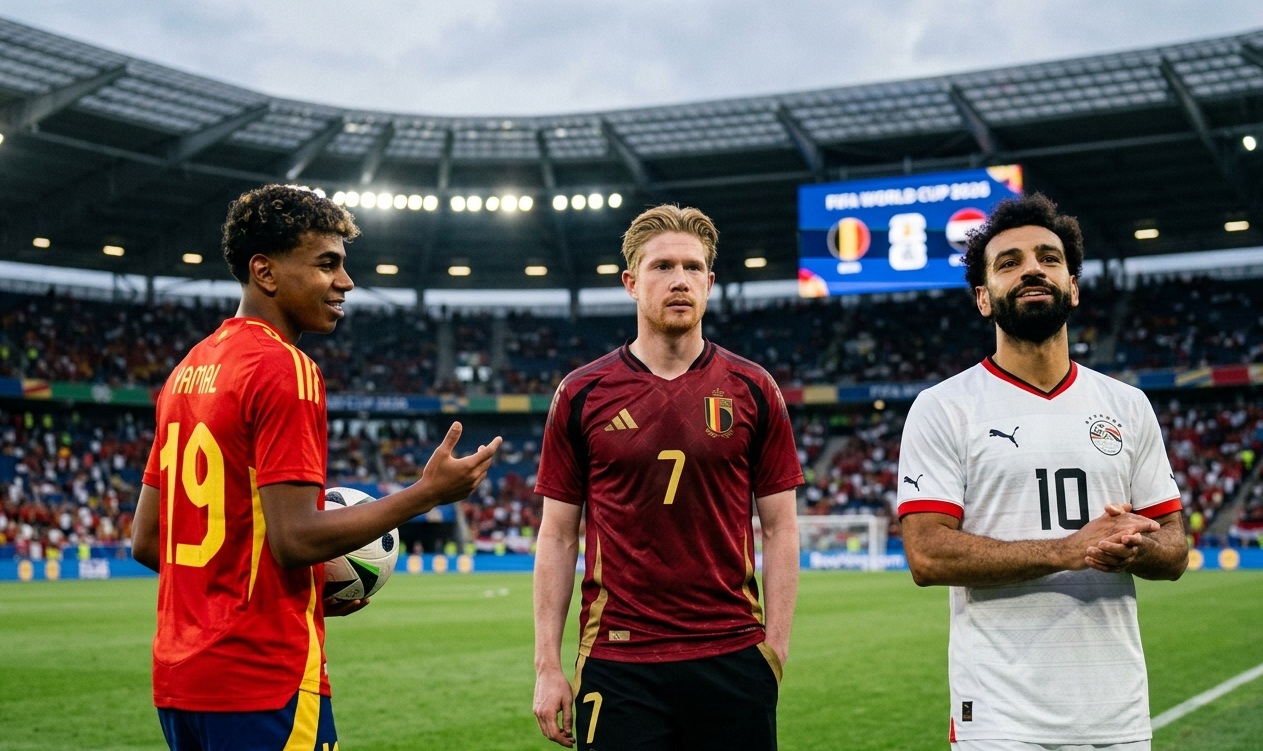 Spanja dhe Belgjika nisin sot aventurën në Botërorin 2026  vëmendja te Yamal  De Bruyne dhe Salah