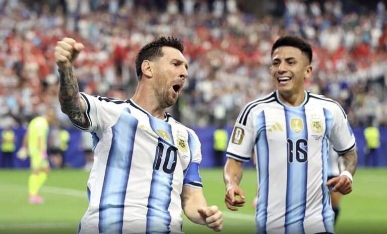 Argjentina mund Austrinë, Messi me dopietë shkruan historinë e Botërorit