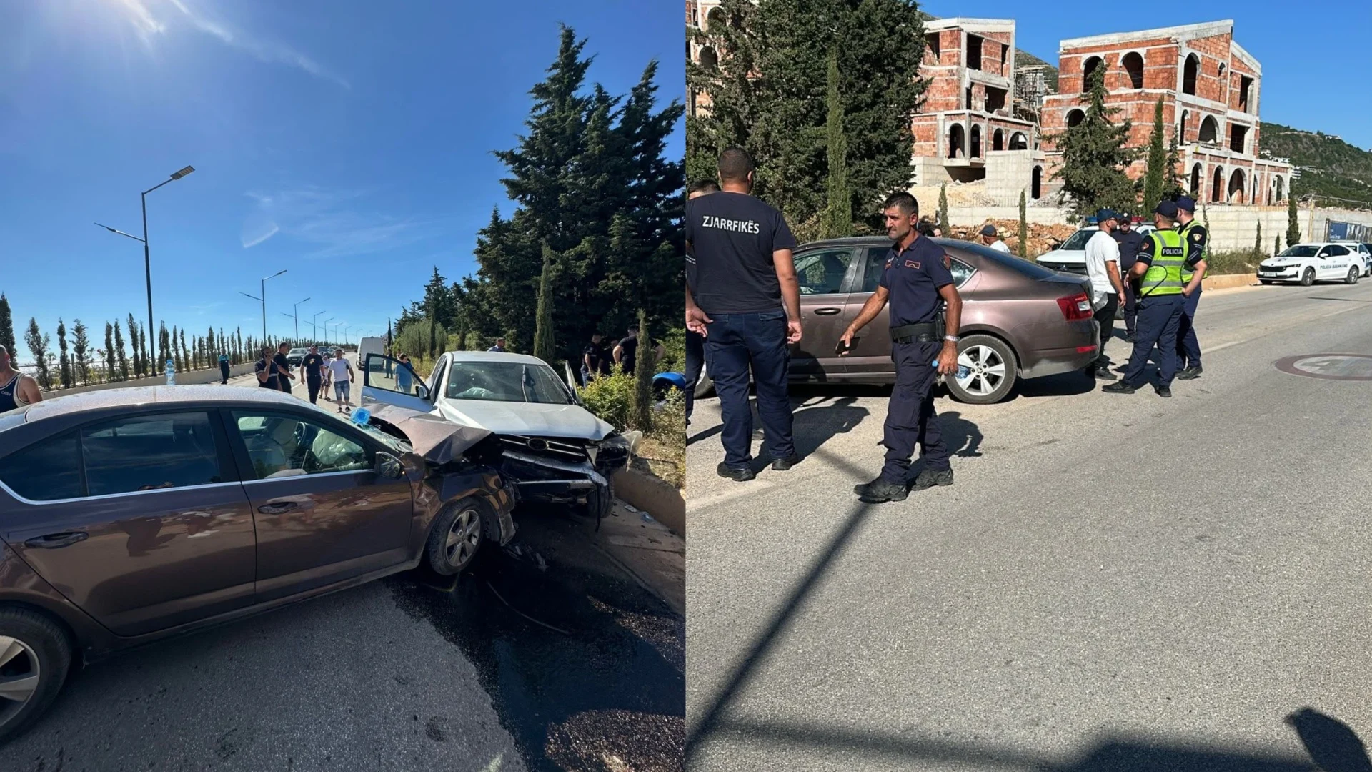 Përplasje kokë më kokë në Dhërmi  katër persona në spital
