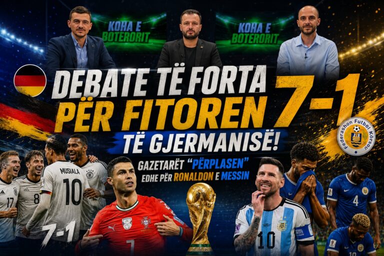 “Koha e Botërorit” vjen me episodin e dytë, analiza dhe debate për favoritët e Kupës së Botës