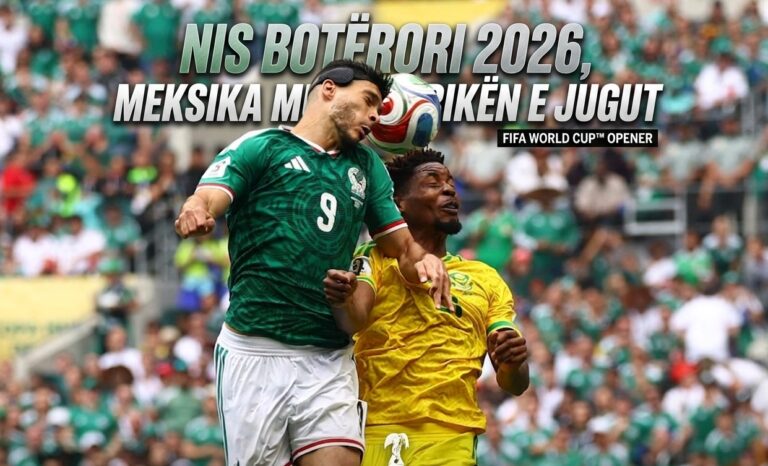 “Botërori 2026” nis me 3 kartonë të kuq, Meksika mund Afrikën e Jugut