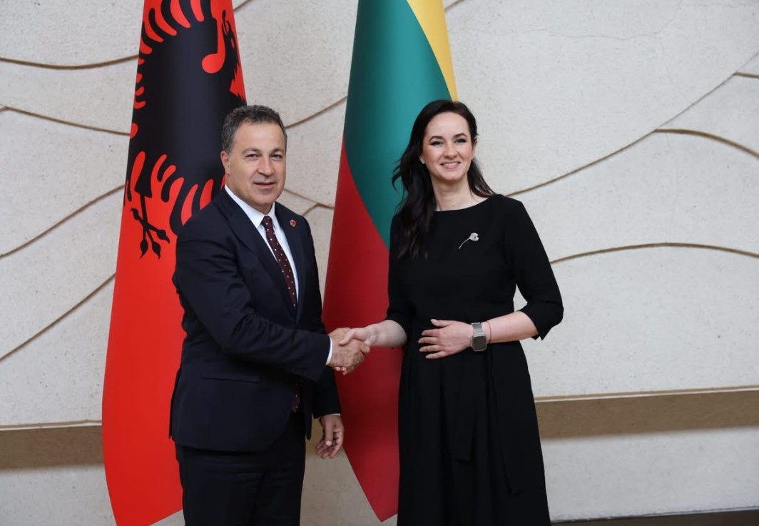 Peleshi mbyll turin balltik në Lituani  merr mbështetje për anëtarësimin e Shqipërisë në Bashkimin Europian