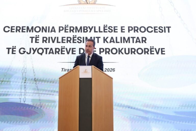 Peleshi: Vettingu, një kontribut historik për drejtësinë dhe Shqipërinë europiane