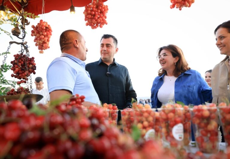 Qindra qytetarë dhe turistë festojnë qershinë në Godolesh të Elbasanit, tradita që promovon vlerat e zonës