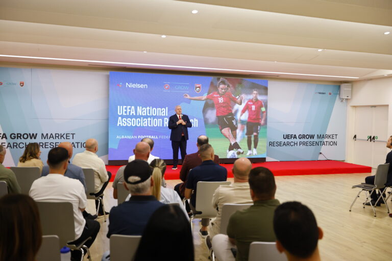 Raporti i UEFA-s/ Shqipëria kryeson Europën për interesin ndaj futbollit, Duka: Studimi, busulla jonë për të ardhmen!
